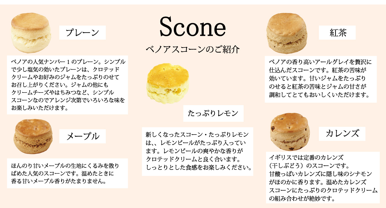 7月8月10個スコーンセット内容