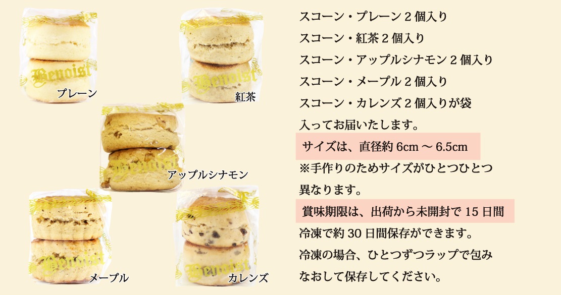 10個スコーンセット袋