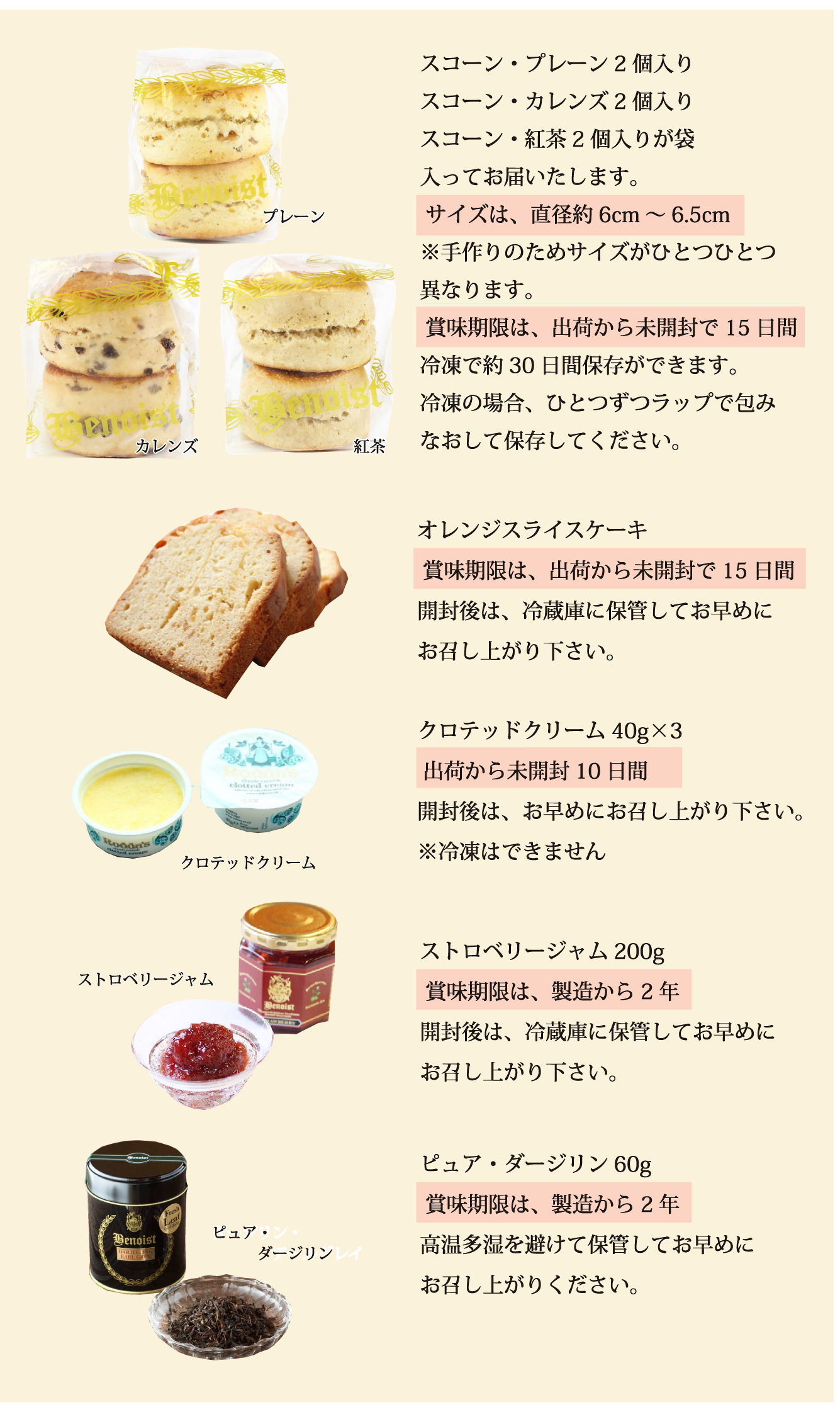 ベノアティータイムギフトセット商品説明